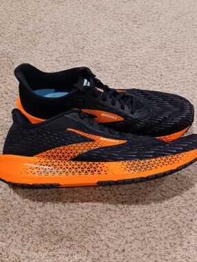 Brooks Hyperion Tempo Men’s Launch Running Shoes - Black & Orange Size 10.5
